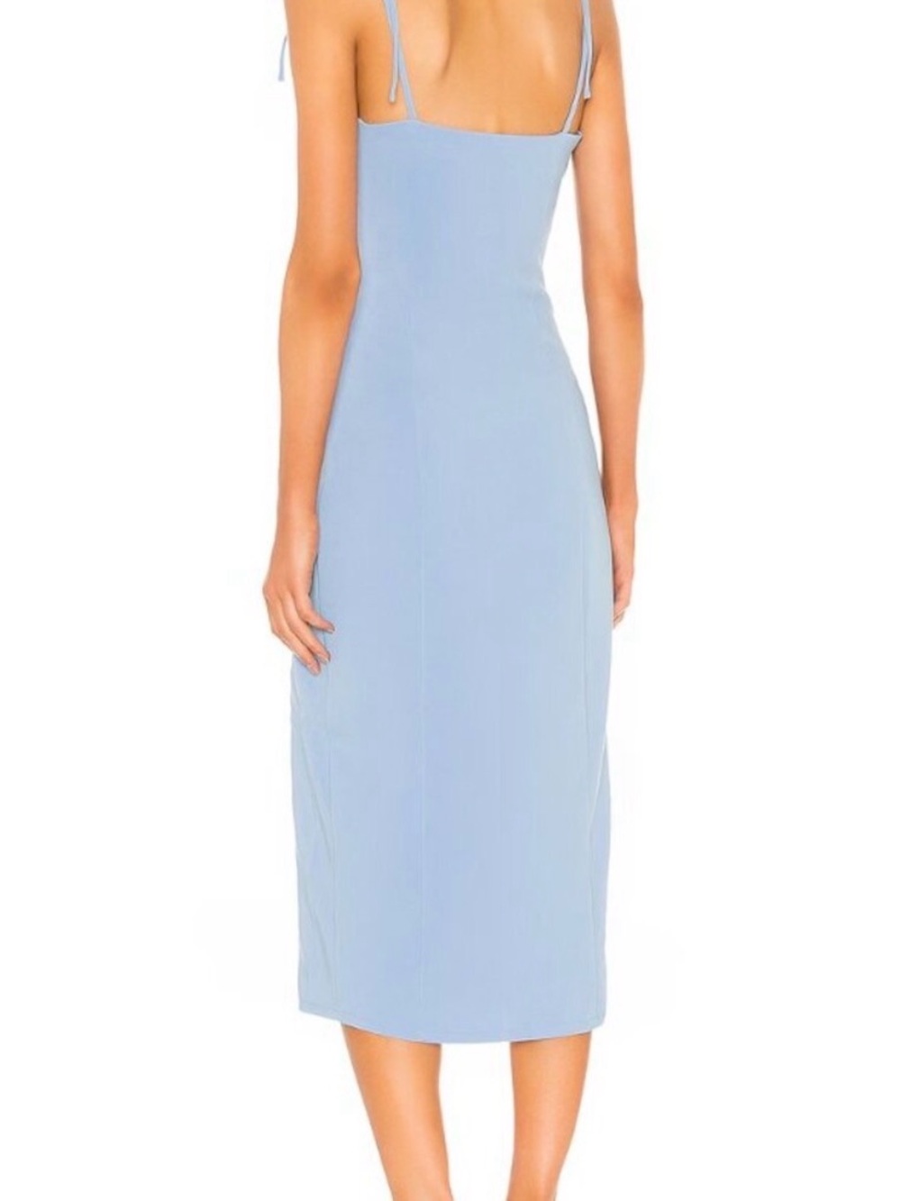 NWT Camila Coelho Aaliyah Midi Dress in Periwinkle Blue - Picture 2 of 5